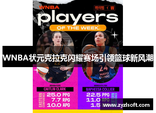 WNBA状元克拉克闪耀赛场引领篮球新风潮
